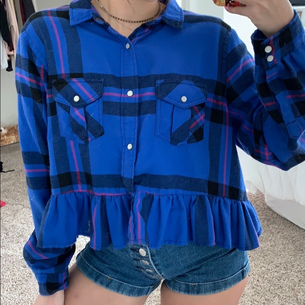 Soft flowy flannel